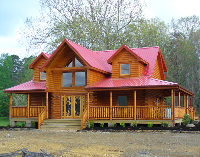 Lincoln Log Home Texan II